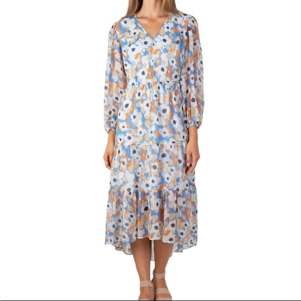 NWT Joie Floral Midi Dress L